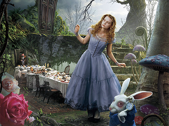 Blue tea party dress