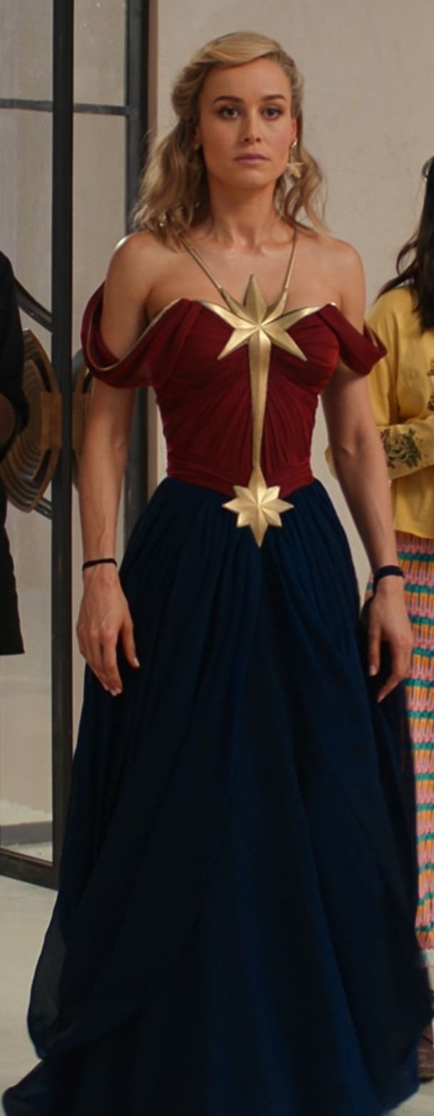 Gala gown, star motif
